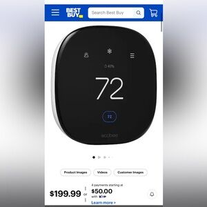 Ecobee Smart Thermostat Enhanced